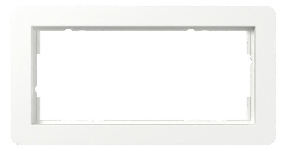 GIRA 1002151 Abdeckrahmen 2f o.M.Gira E1 Reinweiß m