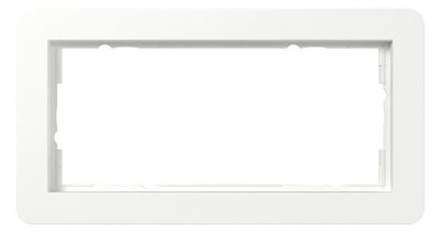 GIRA 1002151 Abdeckrahmen 2f o.M.Gira E1 Reinweiß m