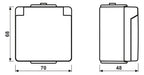 Jung 621 W-1 SCHUKO®-Steckdose 16 A 250V IP44 WG600