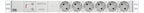 Bachmann 333.402 19" 1HE 6xSchuko 1xGVS Strom 2m Schuko