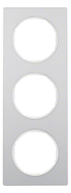 Berker 10132274 Rahmen 3fach R.3 Alu/polarweiß