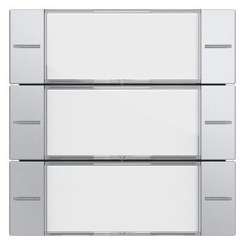 GIRA 577326 Wippenset 3f BSF Tastsensor4 System 55 Klar/Farbe Alu