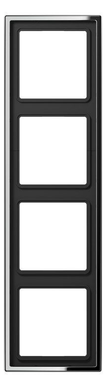 Jung GCR2984 Rahmen 4fach LS/FD-design glanzchrom