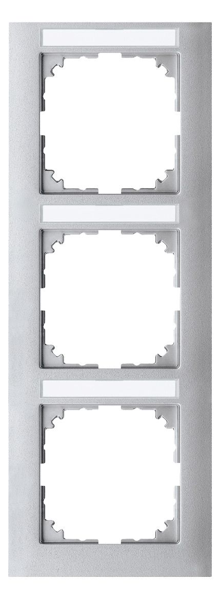 Mert MEG 4032-3660 M-Pure-Rahmen 3f m.Beschriftungsträger senk alu M-Pure