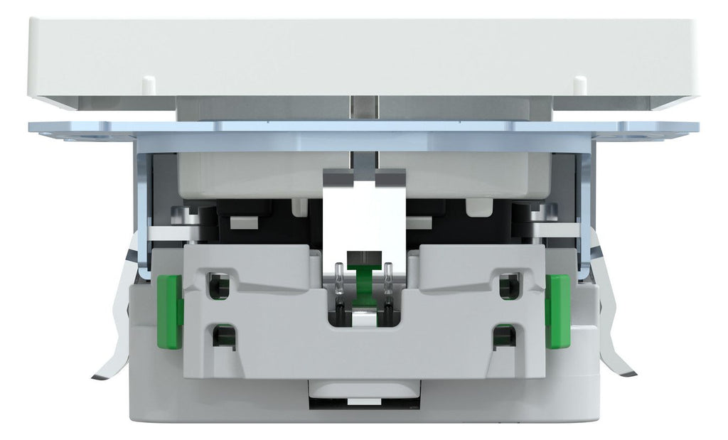 Mert MEG 2366-6035 Schuko-Steckdose m.USB Ladegerät Lotosweiß