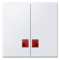 Mert MEG 3456-0419 Doppelwippe m.rotem Fenster polarweiß System M