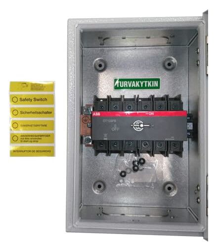 ABB OTL90A6B Sicherheitsschalter 6p 45 kW 400V m.rt-gelbem 1SCA022555R8040