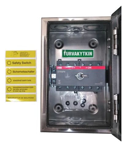 ABB OTR25A6M Sicherheitsschalter 6p 15 kW 400V m.rt-gelbem 1SCA022613R3750