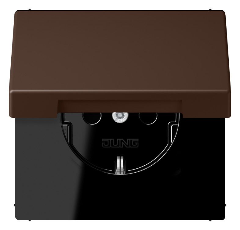 Jung LC1520BFKIKL239 SCHUKO Steckd.KI m. Klappdeckel LC32130