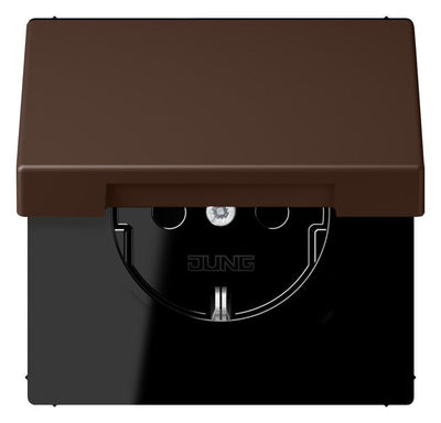 Jung LC1520BFKIKL239 SCHUKO Steckd.KI m. Klappdeckel LC32130