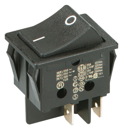 Bachmann 924.095 Wippenschalter s/s Serie 3652 2pol Ausschalter unbel.
