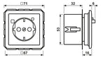 Jung CD5520.30WW FI-SCHUKO-Steckdose 30mA