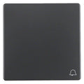 Berker 16206056 Wippe m.Aufdruck Symbol Klingel Q.1/Q.3 anthrazit samt