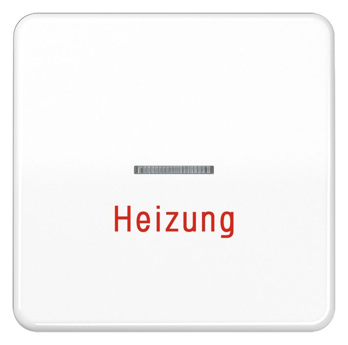 Jung CD590HWW Wippe Heizung Notschalter m.Lichtleiter alpinweiß