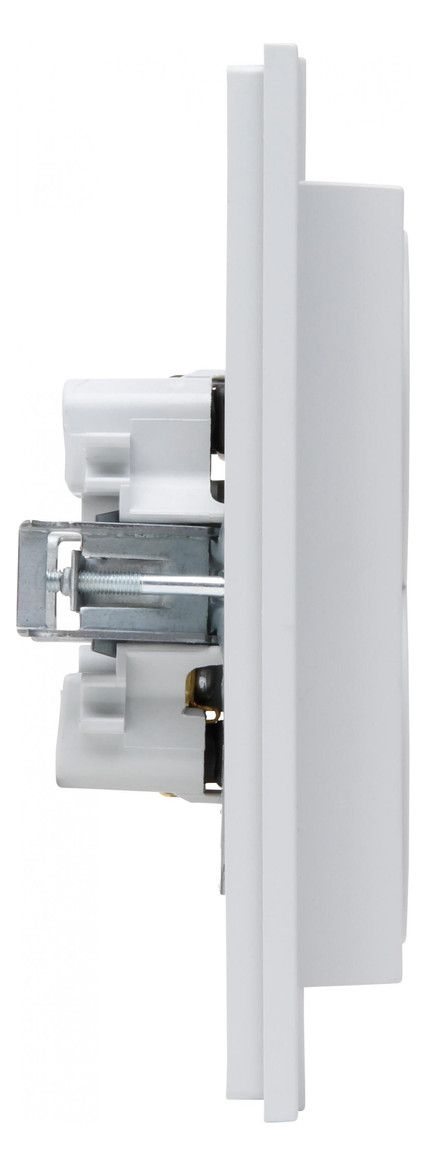Kopp 940234082 ATHENIS 2f Schuko Steckdose m.Ber.schutz grau matt