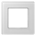 Jung AV581GLMWW Glasrahmen 1f senkr.eu.waager.e Montage Glas A VIVA al