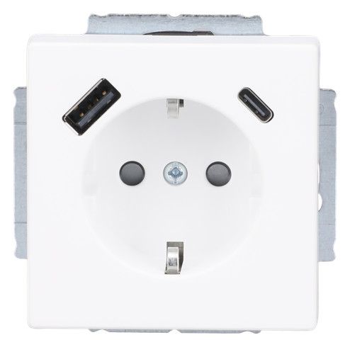 BJ 20 EUCB2USBAC-884 SCHUKO®-/USB-A+C Steckdose