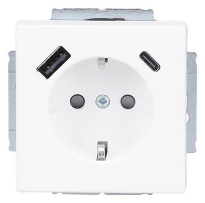 BJ 20 EUCB2USBAC-884 SCHUKO®-/USB-A+C Steckdose