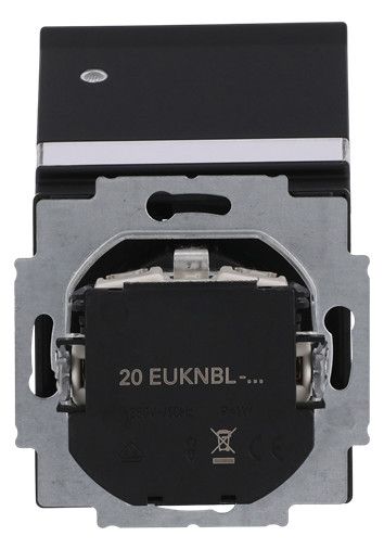 BJ 20 EUKNBL-885 SCHUKO Steckdosen-Einsatz schwarz matt future