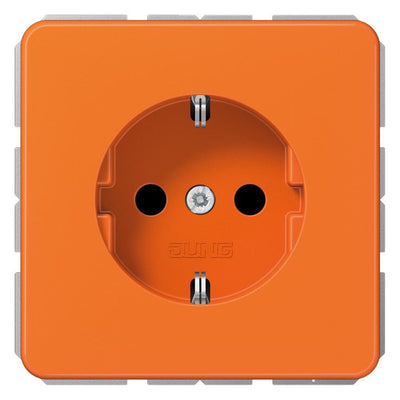Jung CD1520BFKIO SCHUKO Steckdose erh.Berührungsschutz bruchsicher orange