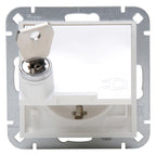 Kopp 951529001 HK07 Schuko Steckdose Klappd.erh.Ber.schutz abschließbar rws