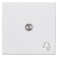Kopp 490458000 HK07 Flächenwippe m.Linse u.Symbol "Glocke" arktisweiß