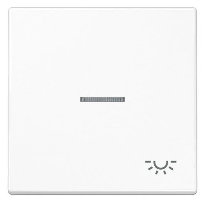 Jung LS990KO5LWW Wippe Symbol Licht m.Lichtleiter alpinweiß