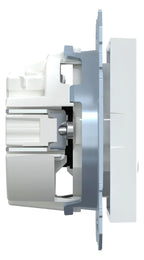 Mert MEG 2303-0325 SCHUKO-Steckdose BRS Ko.+Schriftfeld StK aktivweiß gl.Sys.M