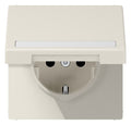 Jung LS1520BFNAKL SCHUKO Steckdose m.Klappdeckel u.Schriftfeld weiß