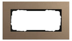 GIRA 1002221 Abdeckrahmen 2f o.Mittelst. Esprit Linoleum-Multiplex Hellbraun