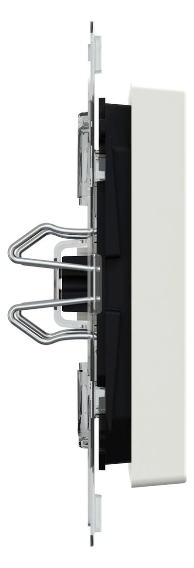 Mert 432719 Wippe m.Fenster rechteckig IP44 polarweiß glänzend System M