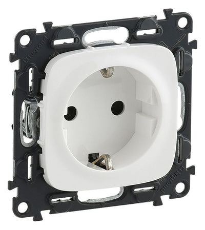 Legrand 754885 Schuko Steckdose m.erh. Ber.schutz Valena Allure ultraweiß