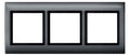 Mert 400314 AQUADESIGN-Rahmen 3fach anthrazit