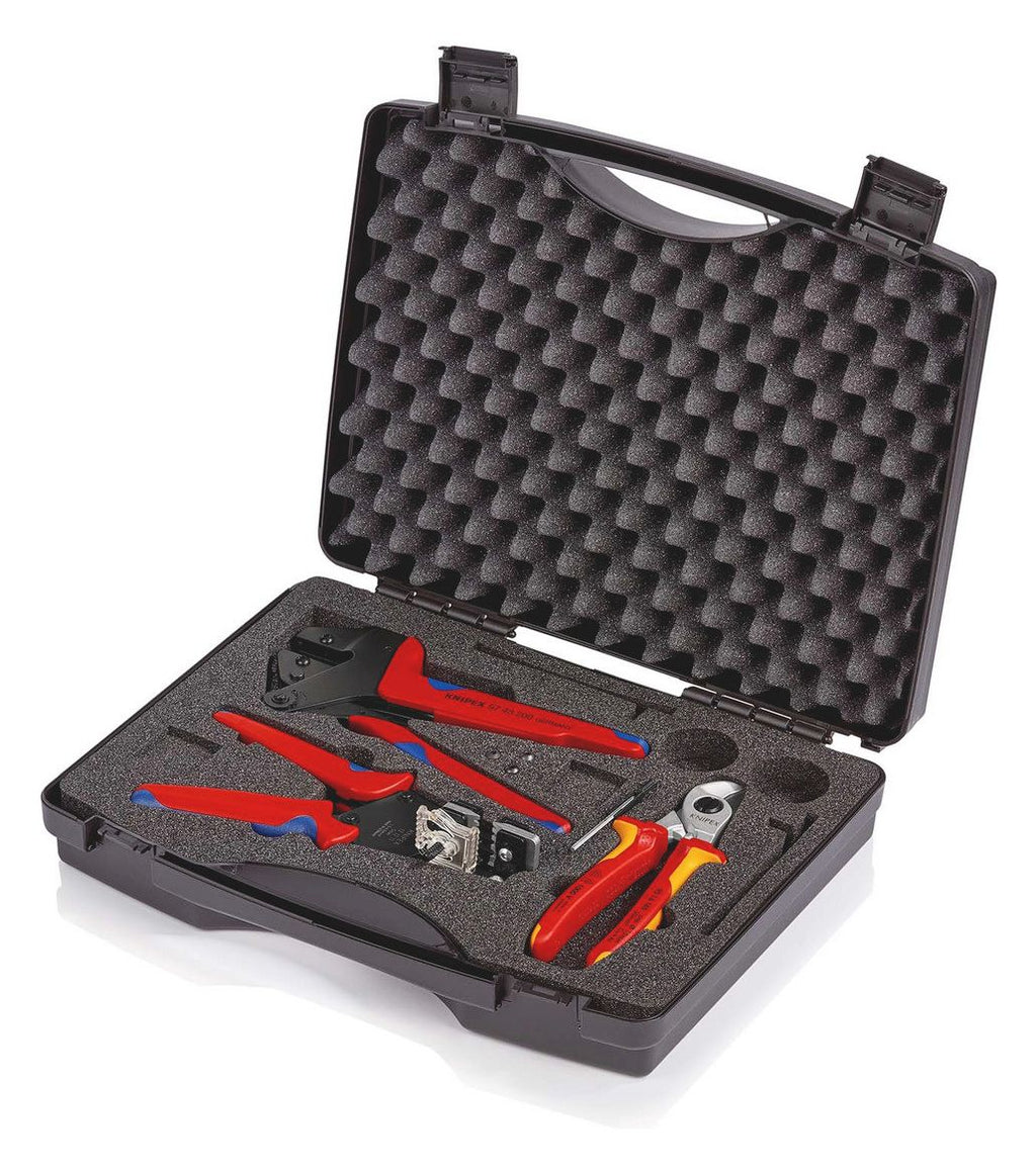 Knipex 97 91 01 Photovoltaik-Koffer 3tlg 345x280x80mm