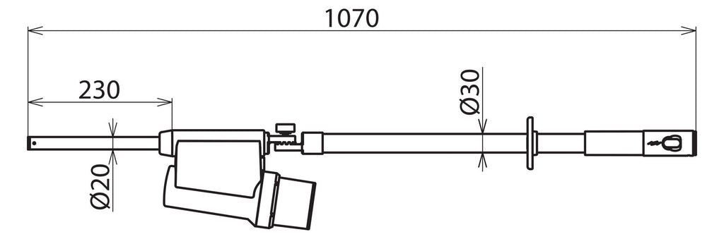 Dehn 783106 PHE4 6 S ZK Spannungsprüfer PHE4 6kV 50Hz Kat.S m.Zahnkupplung