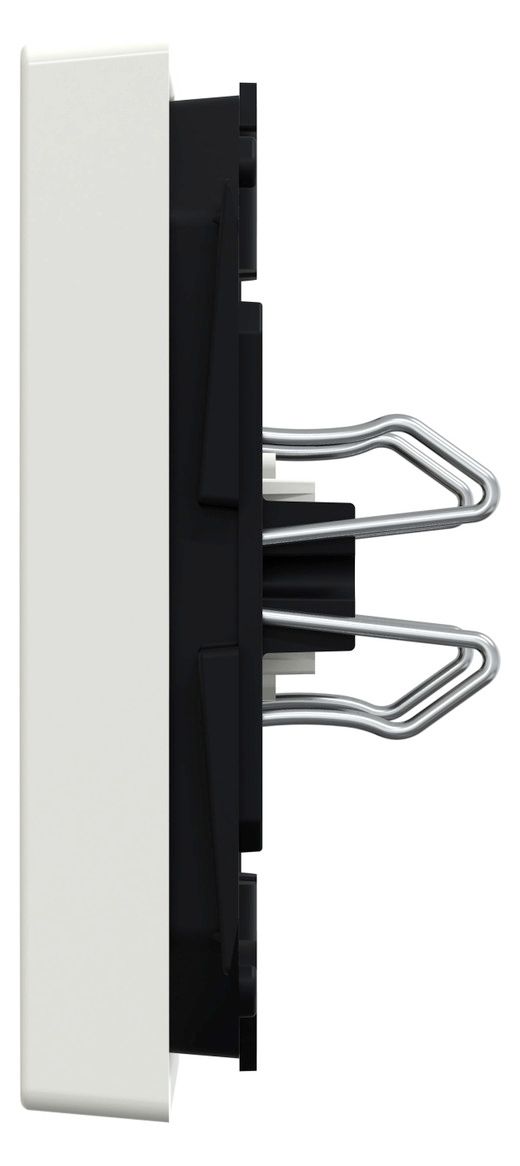 Mert 435219 Wippe m.Kontrollfenster+ Aufd. Steckdose polarweiß glänzend Sys.M