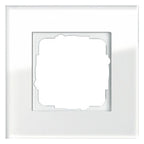 GIRA 021112 Abdeckrahmen 1fach Esprit Glas Weiß