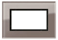 GIRA 1001122 Abdeckrahmen 1,5fach Esprit Glas Umbra