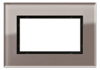GIRA 1001122 Abdeckrahmen 1,5fach Esprit Glas Umbra
