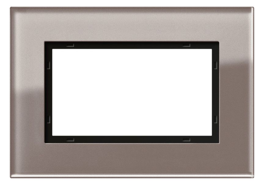 GIRA 1001122 Abdeckrahmen 1,5fach Esprit Glas Umbra