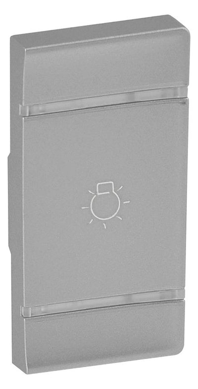 Legrand 755267 Wippe BUS/SCS m.Symbol Licht 1M rechts Valena Life Aluminium