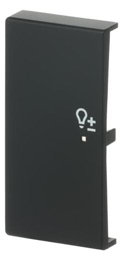 BJ 6234-21-885 Wippe/L 2f Dimmer schwarz matt Busch-free@home future linear
