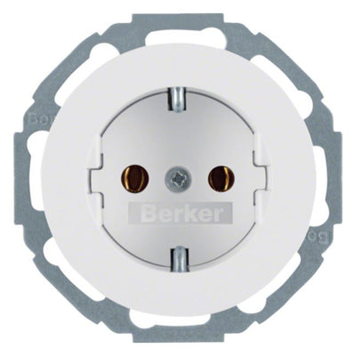 Berker 41452089 Steckdose SCHUKO Serie R.Classic polarweiß glänzend