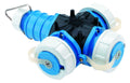 Bals 749 Schuko-Dreiwegekupplung 16A 3p IP67 blau H/B/T:232x162x73mm