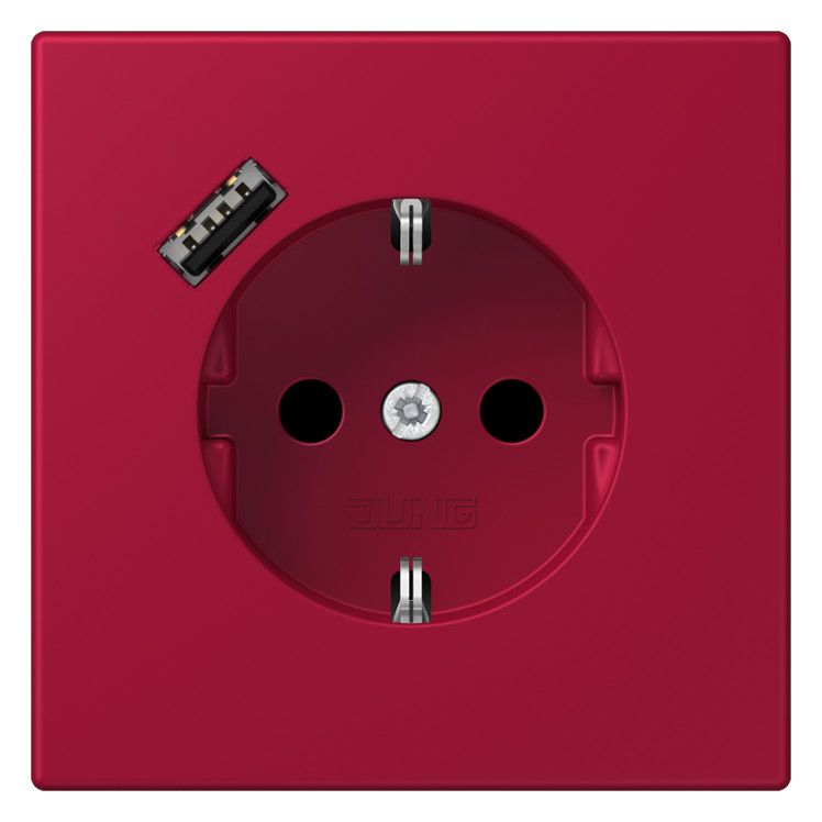 Jung LC1520-18A229 SCHUKO-Steckd.m.USB Typ A LC32100