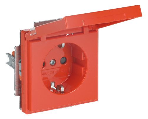 BJ 20 EUKNB-14-82 SCHUKO Steckdosen-Einsatz org RAL2004 future