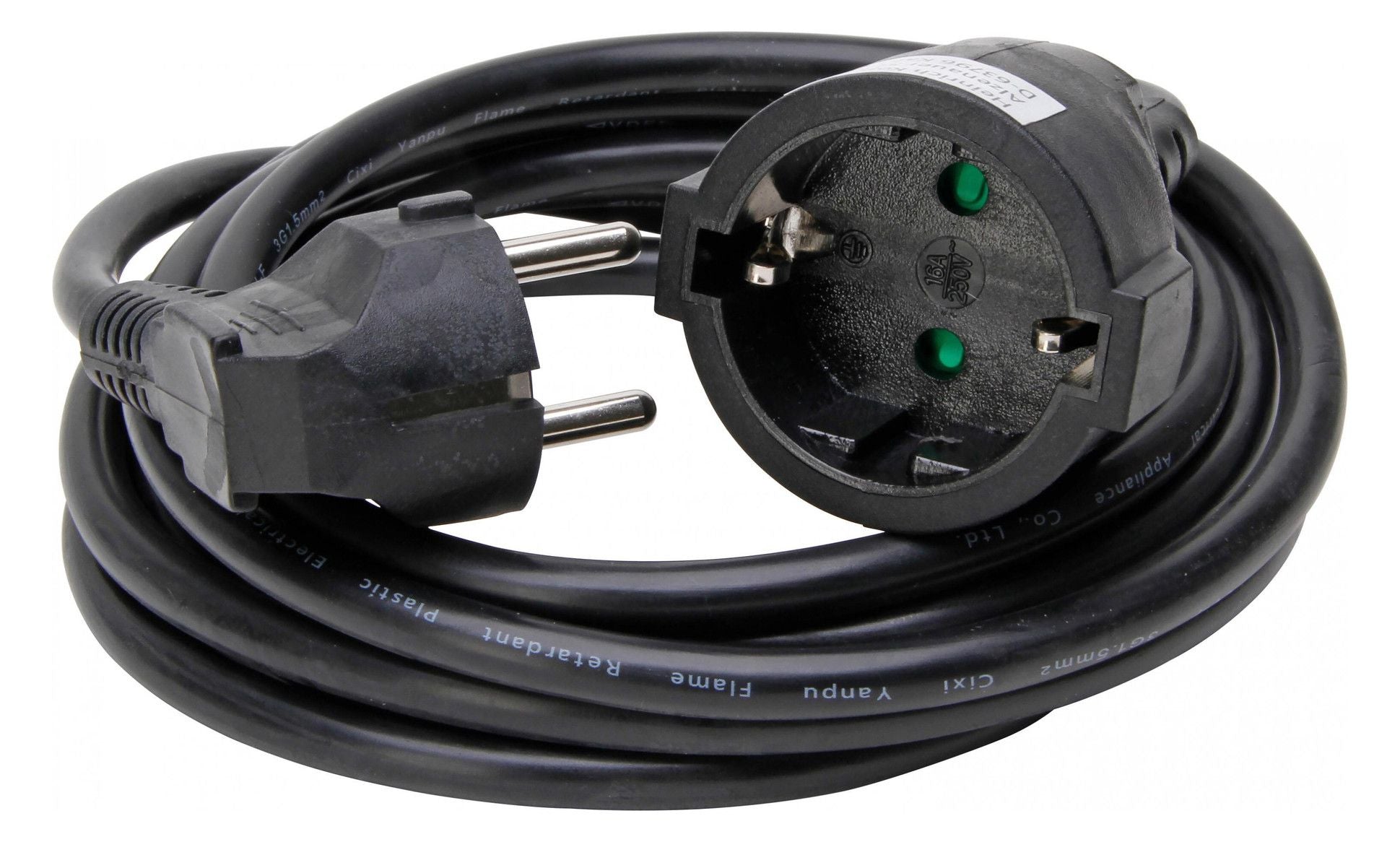Kopp 143205043 verl Schuko Stecker u.Schuko Kuppl.m.3m ltg erh.Ber.schutz