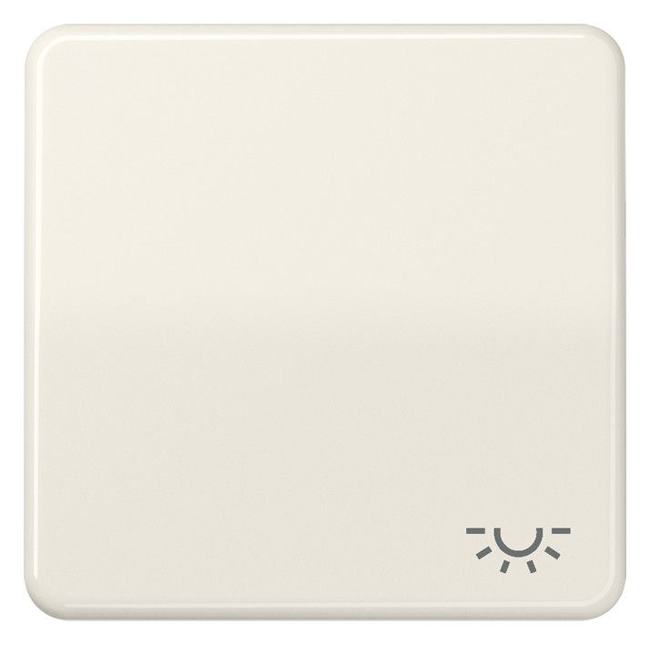 Jung CD590L Wippe Symbol Licht weiß