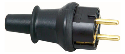 Kopp 173016053 Schuko Stecker 2 Schukos. gem.Norm CEE 7/VII u.Knickschutz