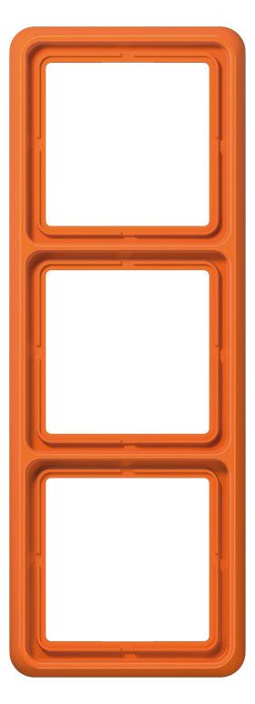 Jung CD583WUO Rahmen 3fach bruchsicher orange